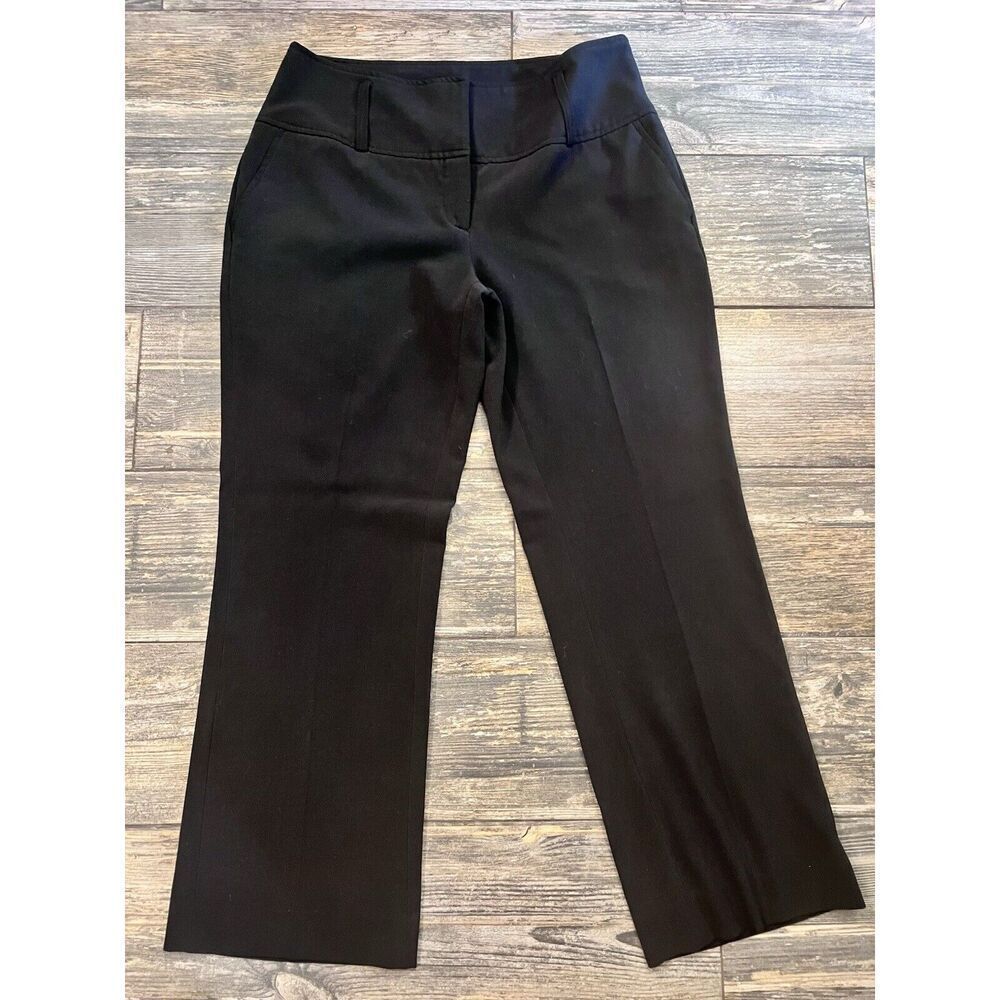 Dalia Collection Straight‎ Leg Pants Black Size 10